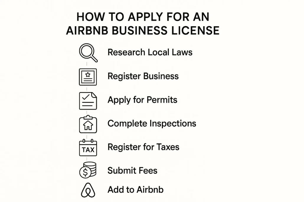 Step-by-step guide to applying for an Airbnb business license