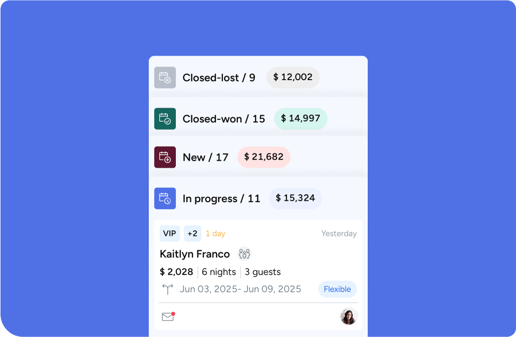 Manage lead opportunities